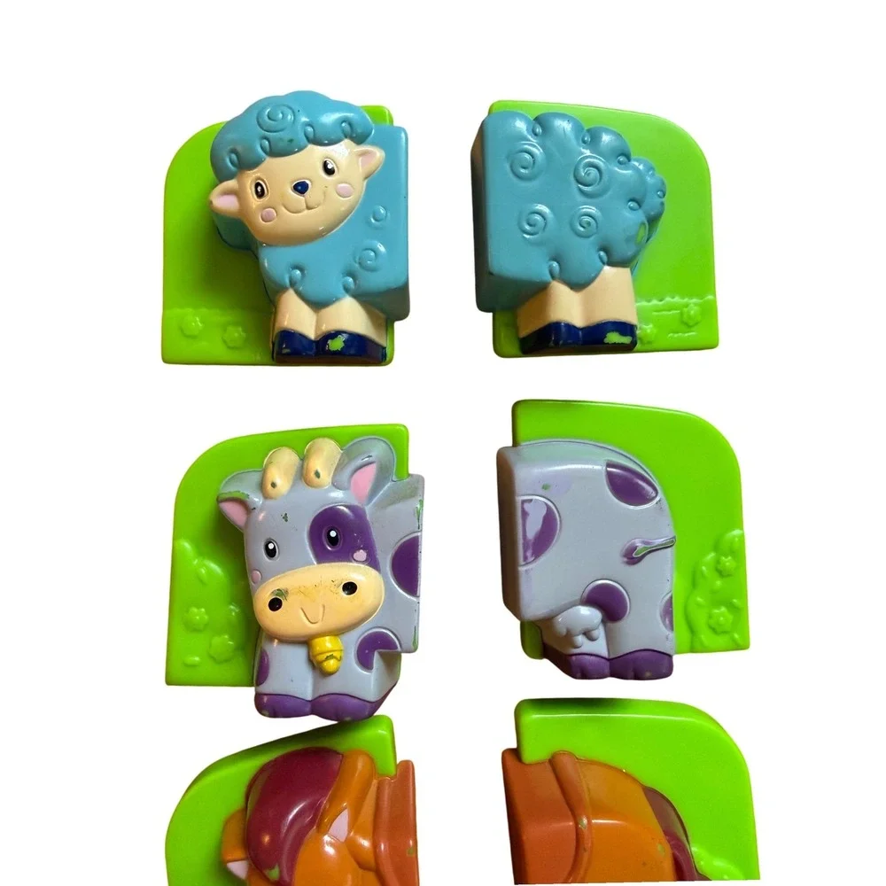 LeapFrog Fridge‎ Farm Magnetic Animal Set Complete Cow Horse Sheep Duck Toy